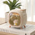 Off White USB Desktop Dual Mist Cute Humidifier with Essential Oil Diffuser, 500ml Large Capacity, Quiet Aromatherapy Machine for Bedroom and Office