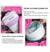 2 Pcs Pink Collapsible Silicone Coffee Cup – Portable, Food-Grade, Microwave & Freezer Safe Travel Mug(Combination pack of the same color)