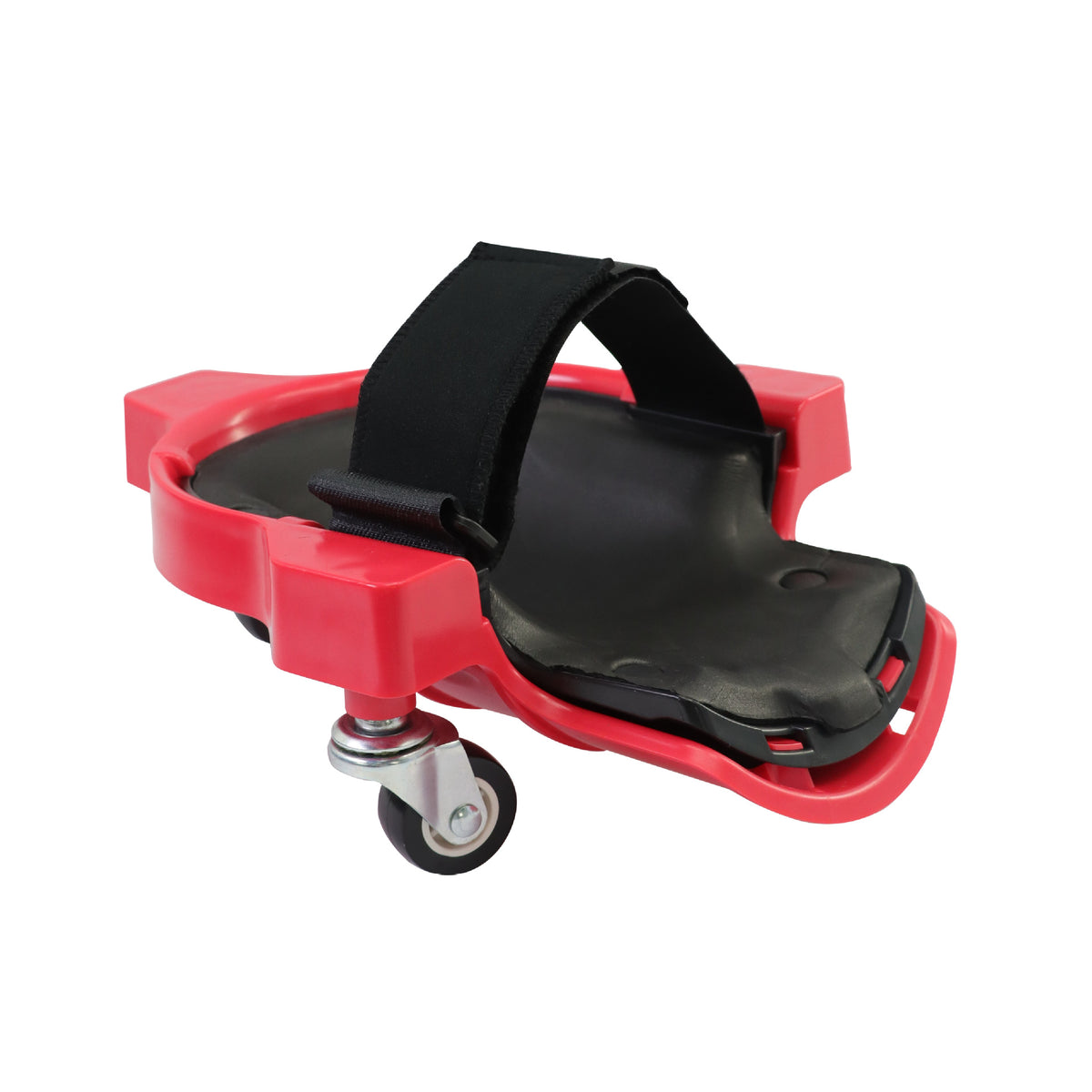 1 Pair Set Red Multi-Function Knee Pads with Swivel Wheels for Comfortable Knee Protection – Ideal for Construction, Tiling, Woodworking &amp; More