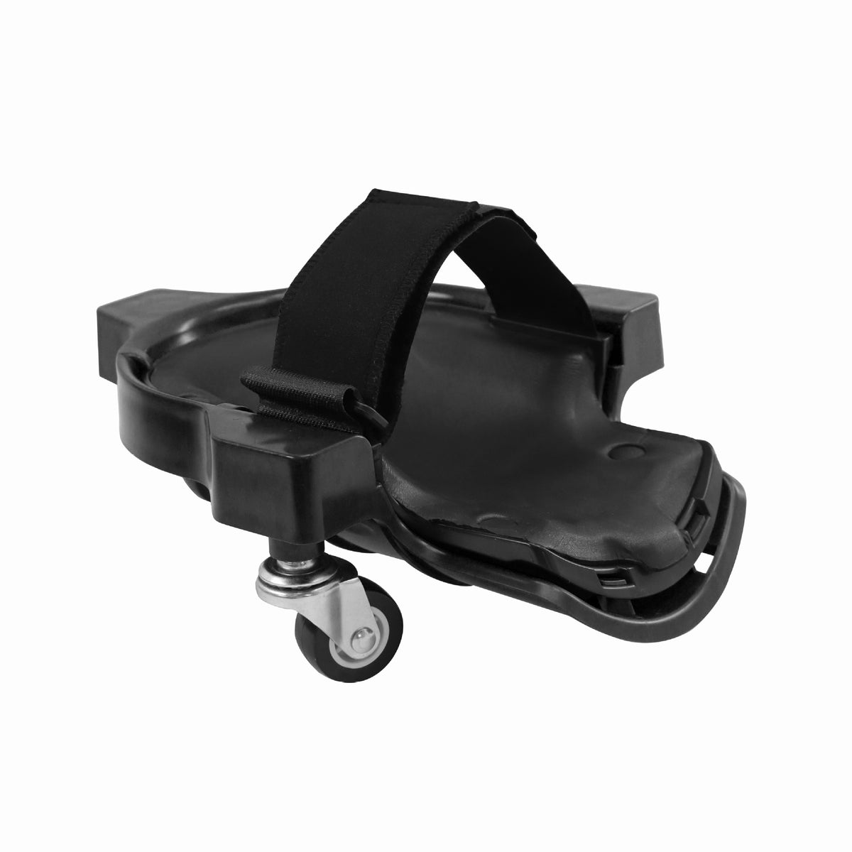 1 Pair Set Black Multi-Function Knee Pads with Swivel Wheels for Comfortable Knee Protection - Ideal for Construction, Tiling, Woodworking &amp; More