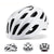 White Summer Cycling Helmet for Men and Women - Lightweight, Breathable Road Bike Helmet with Ventilation and Safety Features