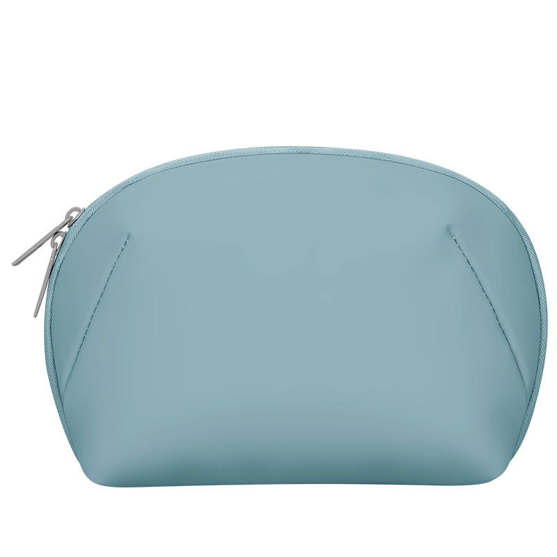 Blue Large Capacity Multi-functional PU Digital Storage Organizer Bag, Waterproof &amp; Portable, for Cables, Chargers, and Accessories