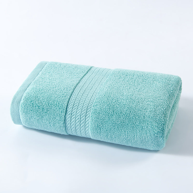 Mint Green Premium Thick Cotton Bath Towel for Adults - Soft and Absorbent Bathroom Towel