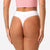 Size M White Comfortable  High-Waisted Thong Underwear - 3-Pack for Everyday Comfort