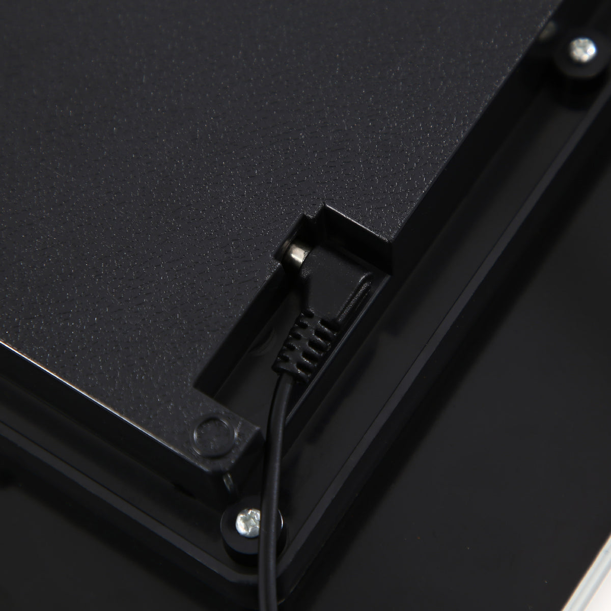 Large 12-Inch LED Digital Clock with Temperature Display & Mirror Finish - Perfect for Modern Homes