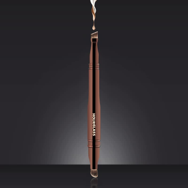 Versatile 4-in-1 Portable Makeup Brush  - Eyeshadow & Eyebrow Brushes for Flawless Looks