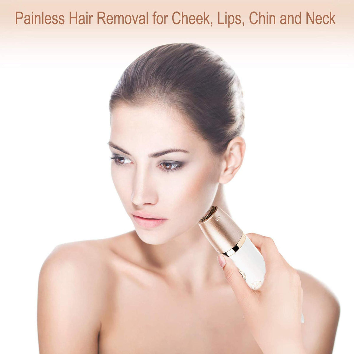 2-in-1 Women's Hair Removal Device - Electric Shaver & Facial Epilator, USB Rechargeable, Waterproof