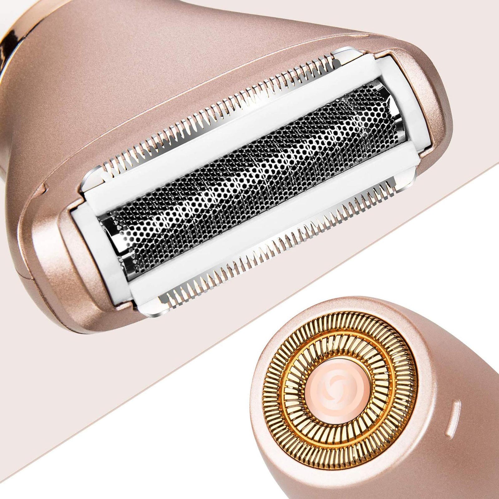 2-in-1 Women's Hair Removal Device - Electric Shaver & Facial Epilator, USB Rechargeable, Waterproof