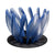 V60 Pour Over Coffee Dripper - Heat Resistant Brew Filter Cone - Blue(Black Base)