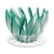 V60 Pour Over Coffee Dripper - Heat Resistant Brew Filter Cone - Green(White Base)