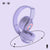 Pink Bunny  Wireless Headphones - Glowing Logo, Bluetooth 5.0, 85dB Volume Limit Mode