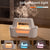 Black 300ml Ultrasonic Aroma Diffuser with Cracked Light Design - Cool Mist Humidifier for Home and Office