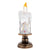 (A set of four) Festive Christmas Candle Lights with Snow Globe Decor - Perfect Creative Holiday Gift