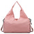 Pink Stylish Women's Travel Bag - Large-Capacity Fitness & Yoga Bag with Separate Shoe Compartment