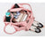 Pink Stylish Women's Travel Bag - Large-Capacity Fitness & Yoga Bag with Separate Shoe Compartment