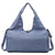 Blue Stylish Women's Travel Bag - Large-Capacity Fitness & Yoga Bag with Separate Shoe Compartment