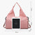 Blue Stylish Women's Travel Bag - Large-Capacity Fitness & Yoga Bag with Separate Shoe Compartment