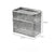 2PCS Stylish Double-Layer Transparent Grey Wave-Textured Tissue Box Holder - Stylish Bathroom Storage