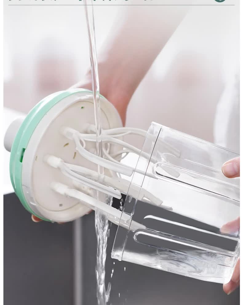 Manual Rotary Egg Beater & Cream Whisk 1200ml - Hand Crank Kitchen Mixer for Baking - Durable ABS Material Green