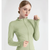 M Green High-Stretch Slim Fit Yoga Jacket - Full Zip Workout Sports Jacket for Women