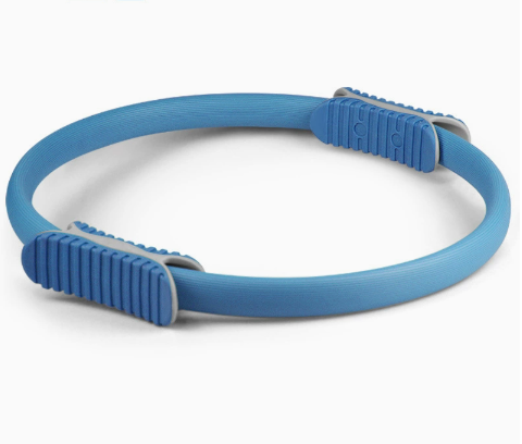 2 PCS Blue 38cm Pilates Ring Circle with Comfort Foam Handles for Core &amp; Muscle Toning