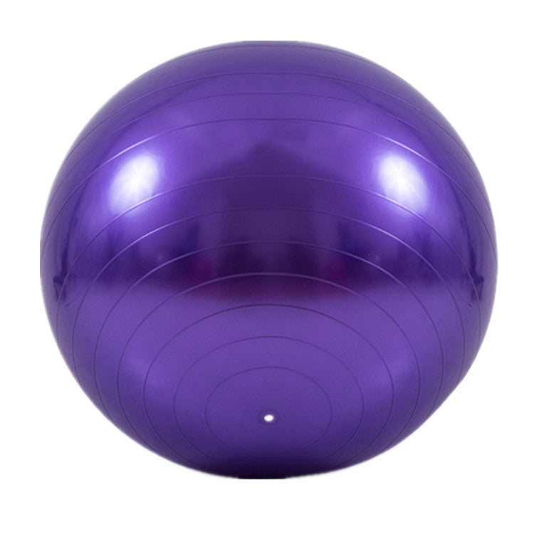 Purple 65cm Anti-Burst Yoga Exercise Ball for Pilates &amp; Core Strength