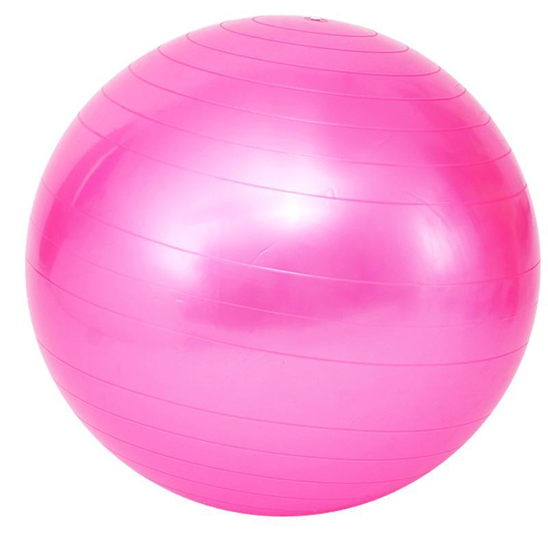Pink 65cm Anti-Burst Yoga Exercise Ball for Pilates &amp; Core Strength