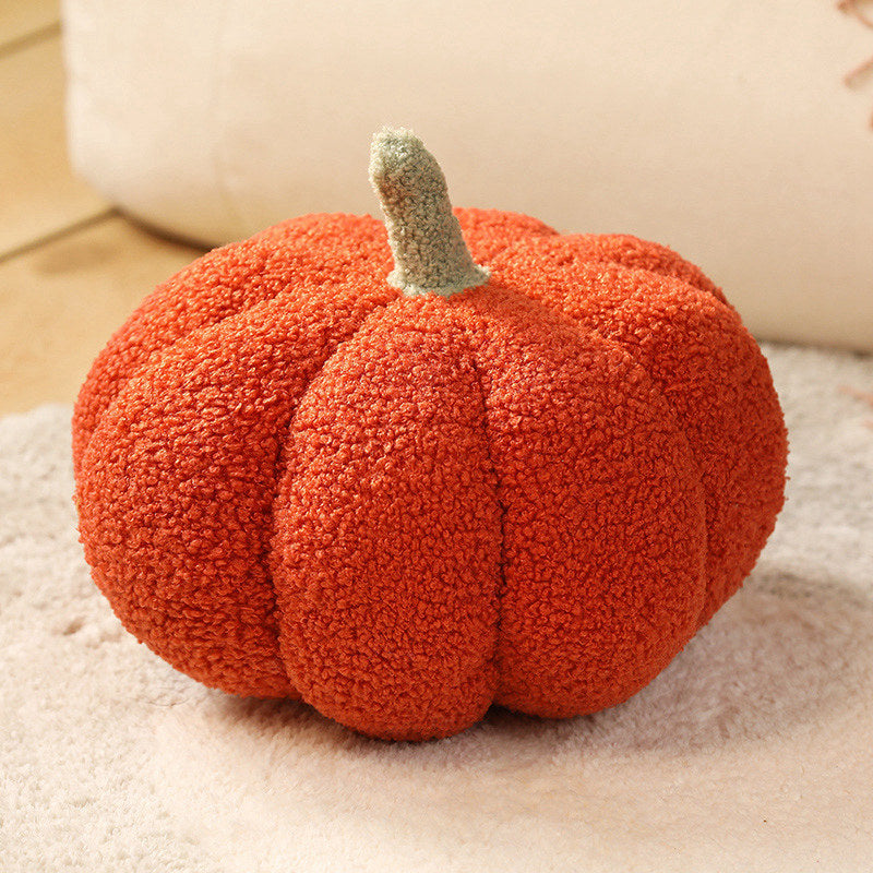 Red 2-PCS 30cm Creative Plush Pumpkin Pillow for Sofa, Window Seat &amp; Living Room Decoration