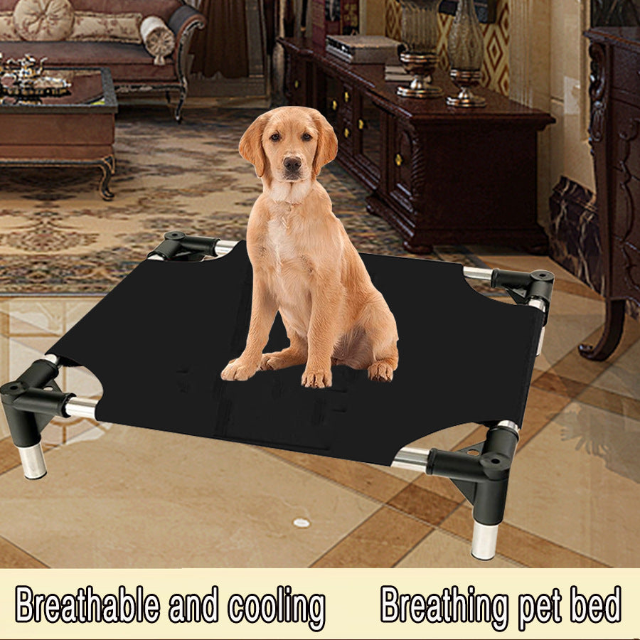 M Breathable and Cooling Elevated Pet Bed - Perfect for Dogs, Provides Comfort and Airflow