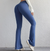 S Blue High Waist Flare Yoga Pants - Women's Bootcut Leggings - Peach Lift, Quick Dry, Workout & Fitness Pants