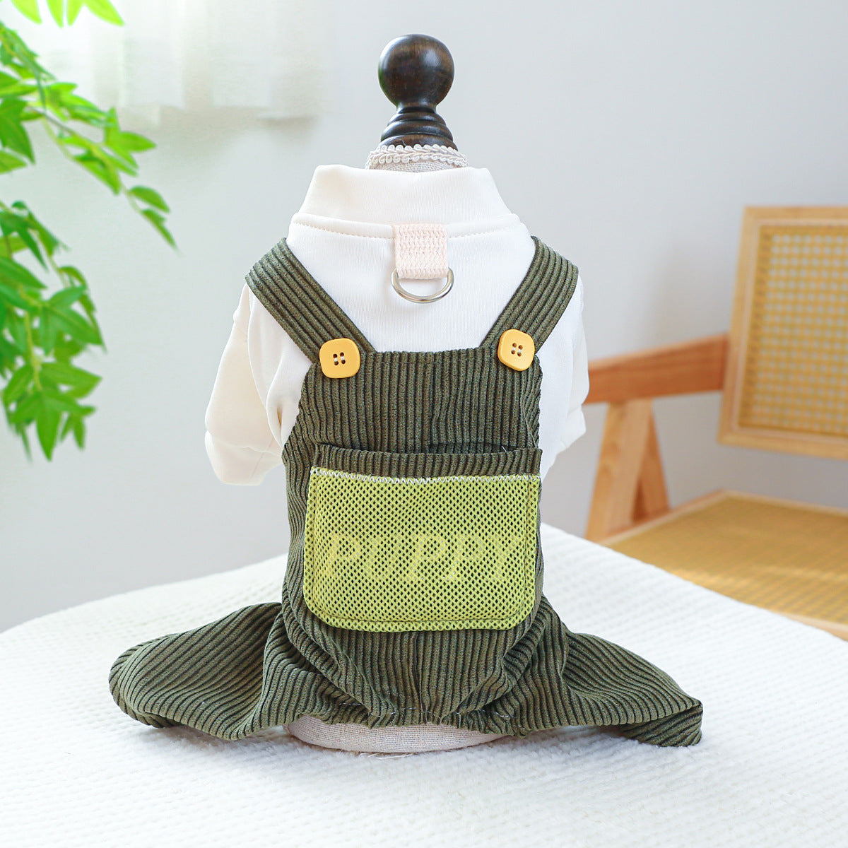 M Puppy Cute Four-Legged Dog Clothes - Spring/Summer Pet Outfit, Soft &amp; Breathable