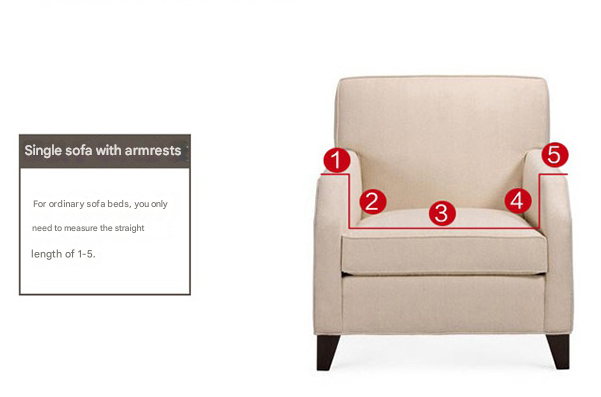 Orange Single Sofa Bubble Gauze Sofa Cover with Skirt - Full Elastic Dustproof Single Seater 90-140cm