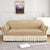 Beige-coffee Double Sofa Bubble Gauze Sofa Cover with Skirt - Full Elastic Dustproof Double Seater 145-185cm