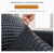 Pink-coffee Double Sofa Bubble Gauze Sofa Cover with Skirt - Full Elastic Dustproof Double Seater 145-185cm