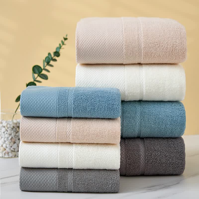 Grey Soft and Absorbent Towel Set -Wrap Towel and Bath Towel Set for Ultimate Comfort Bath towel 140*70cm, face towel 75*35cm