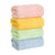 Yellow-gray Oversized Double-Sided Coral Fleece Bath Towel | Soft and Absorbent, Thick & Warm, 70x140cm