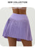 High waist purple pleated skirt | built-in shorts to prevent exposure - suitable for yoga, badminton and golf  Size S