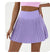 High waist purple pleated skirt | built-in shorts to prevent exposure - suitable for yoga, badminton and golf  Size M