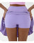 High waist purple pleated skirt | built-in shorts to prevent exposure - suitable for yoga, badminton and golf  Size M