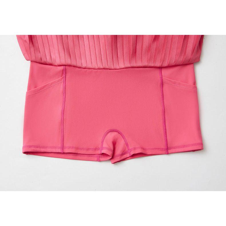 High waist Pink pleated skirt | built-in shorts to prevent exposure - suitable for yoga, badminton and golf  Size XS