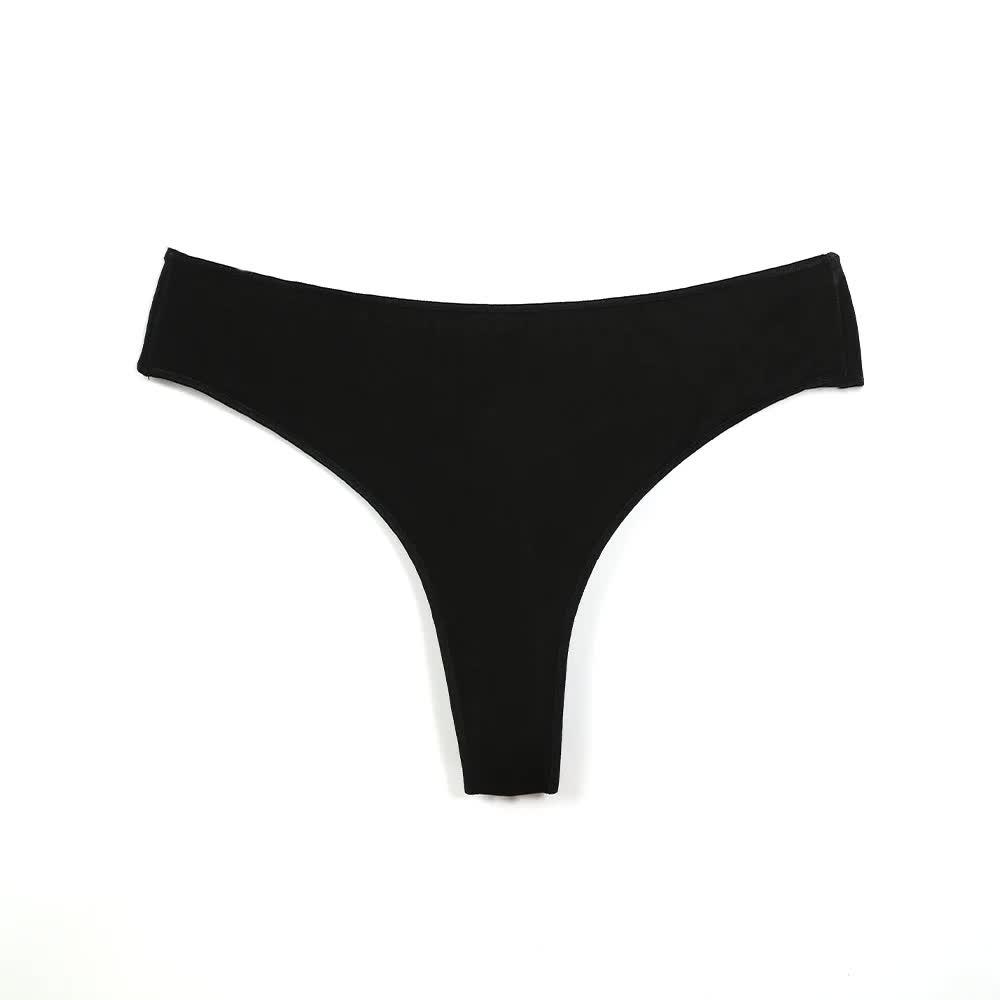 3 pcs Women's Low Waist Cotton Sexy Thong Underwear size M