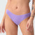 4 pcs Violet High-Waisted Cotton Bikini Briefs for Women, Slim Fit & Comfortable S Size