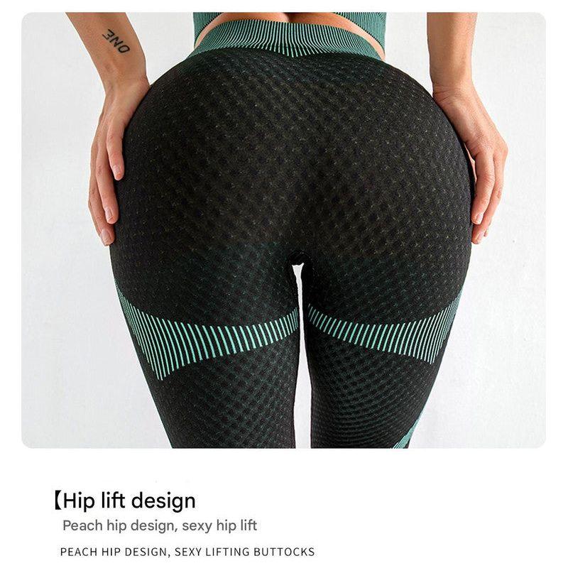 Black+Red High Waist Yoga Set for Women - Sports Bra, Long Sleeve Shirt & Leggings 3-Piece Workout Set Size M