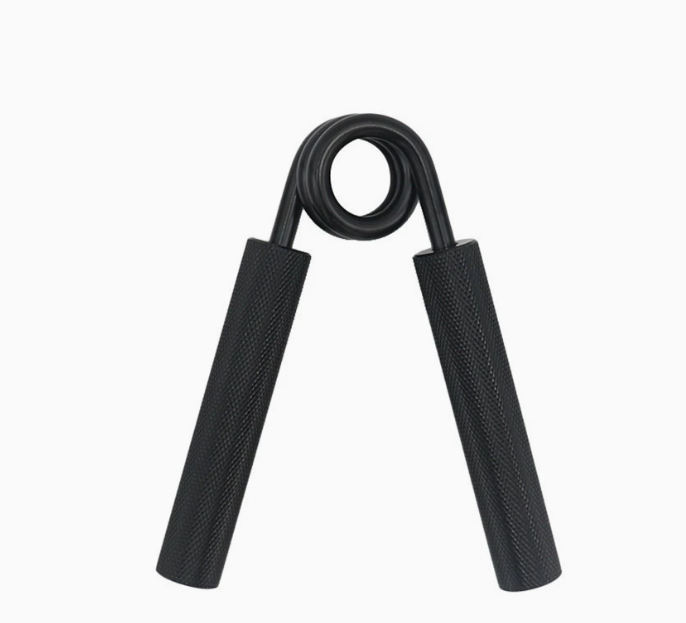 2 pcs Black Heavy Duty Metal Hand Grip Strengthener - Hand Training Equipment for Rehabilitation &amp; Fitness with Adjustable Resistance 200LB
