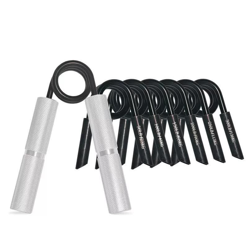 4-in-1 Aluminum Metal Grip Strength Trainer Set with Adjustable Resistance - Wrist, Finger, and Arm Exercise （100LB-250LB）