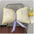 Yellow Cute Butterfly Knot Pillow | Soft Bed & Seat Cushion, Decorative Throw Pillow for Home & Car 65x40cm