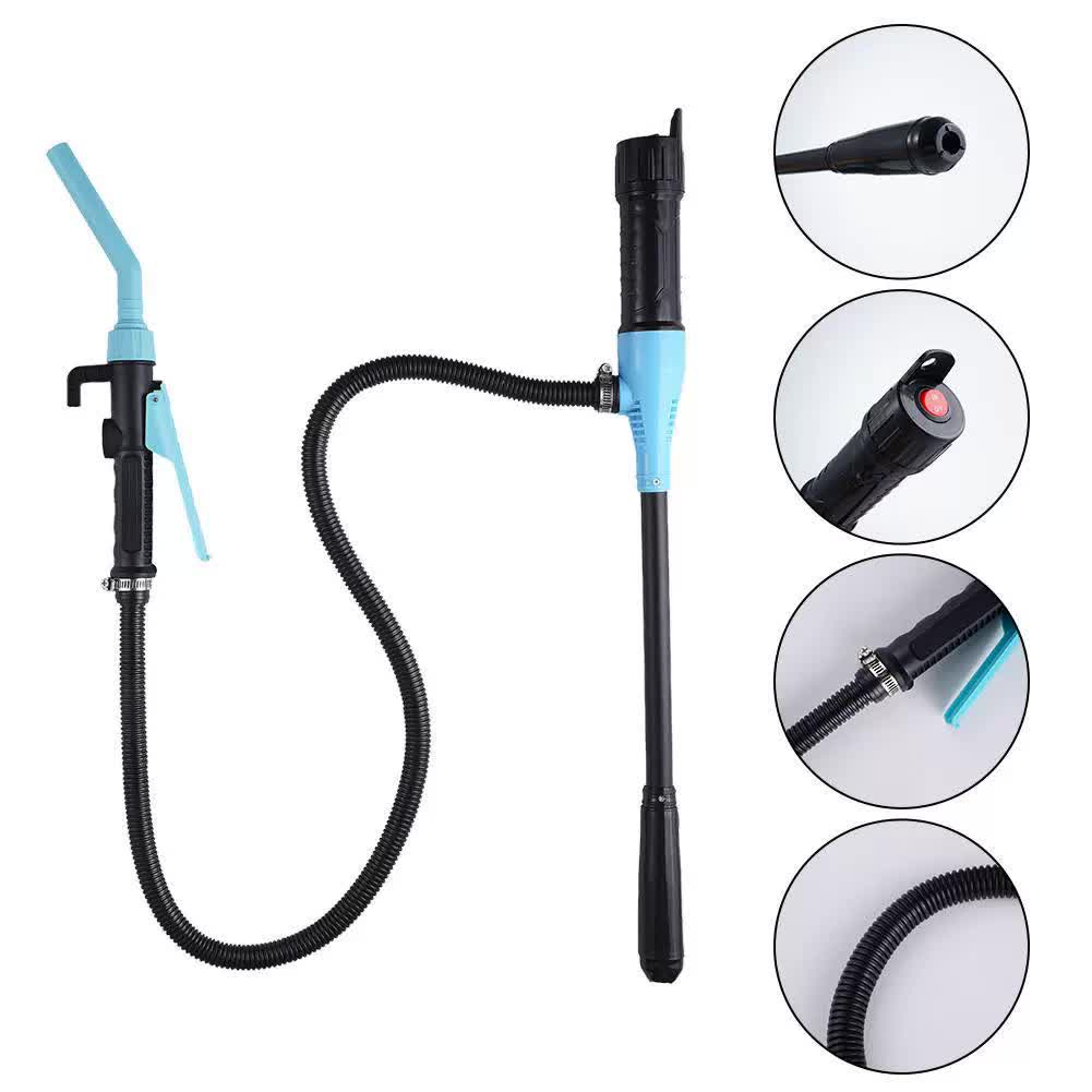 Portable Electric Oil Pump with Handle for Easy Use - Ideal for Cars, Boats, and More