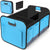 Foldable Fabric Car Trunk Organizer - Collapsible Storage Box for Vehicle Organization 60x37x31cm