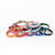 3 pcs Gold Stylish PU Leather Pet Collar - Anti-Loss, Puppy Bell, Star & Moon Design Width 1.2cm Total Length 35cm