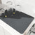 Dark Gray Kitchen Drying Mat - Super Absorbent Dish & Cup Drainer Pad 50x60cm